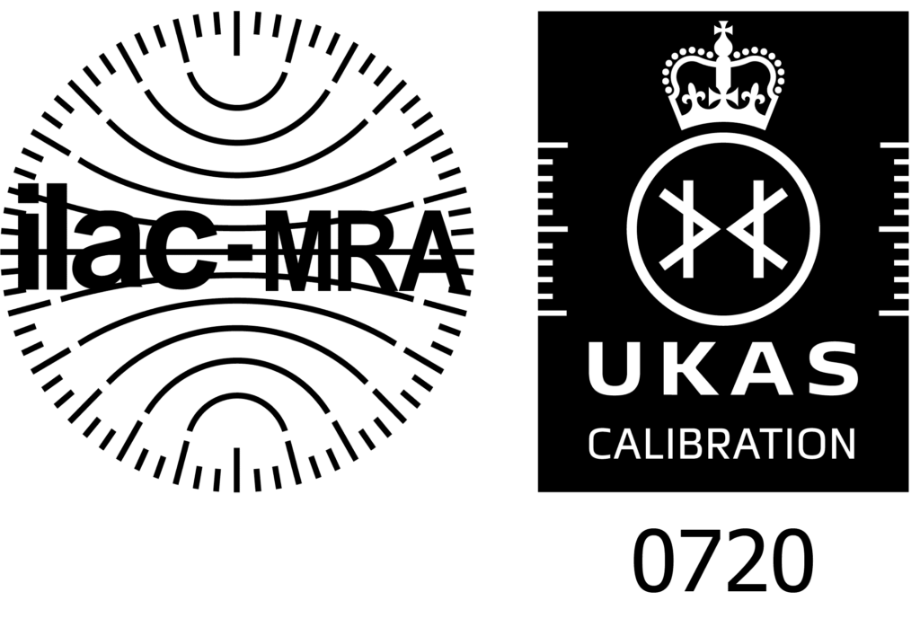 UKAS & ILAC Logo - Rhopoint Metrology certification number